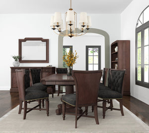 A.R.T. Furniture Revival Credenza: Elegant Napa Mahogany Storage With Adjustable Shelves, Soft Close Doors & Timeless Design Brown Rubberwood Solids,Quarter Mahogany Veneer,Resin,Metal 328250-1730