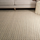 Nourison Perris PERR1 Handmade Woven No Border Indoor Only Contemporary  Rug Taupe, Taupe 100% Wool 99446224040