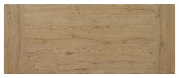 Hooker Furniture Kalamazoo Aged Oak Drafting Desk With Metal Frame — Elevated Counter Height, Rustic Industrial Style 6062-10458-80