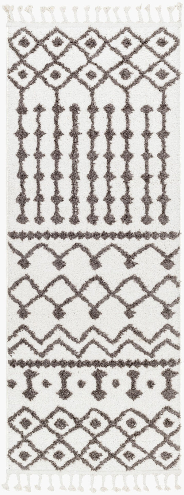 Livabliss Alhambra Moroccan Lattice High Pile Polyester Runner Rug for Hallways and Entryways AHB2308-2773