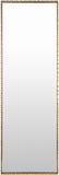 Alchemist AHI-001 72"H x 24"W x 2"D Full Length Mirror AHI001-7224  Frame: Gold Surya