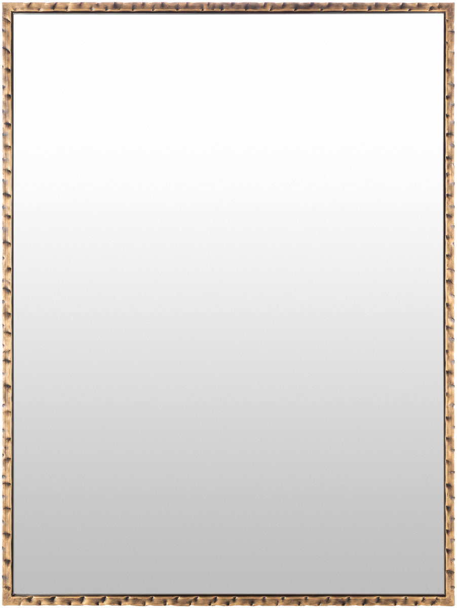 Alchemist AHI-005 40"H x 30"W x 1"D Accent Mirror AHI005-4030  Frame: Gold Surya