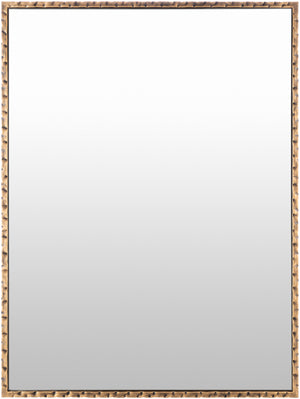 Alchemist AHI-005 40"H x 30"W x 1"D Accent Mirror AHI005-4030  Frame: Gold Surya