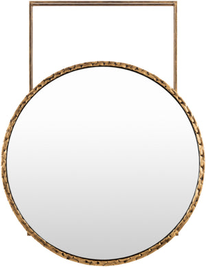 Alchemist AHI-006 33"H x 25"W x 2"D Accent Mirror AHI006-3325  Frame: Gold Surya