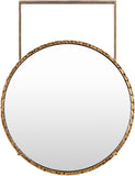 Alchemist AHI-006 33"H x 25"W x 2"D Accent Mirror AHI006-3325  Frame: Gold Surya