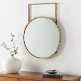 Alchemist AHI-006 33"H x 25"W x 2"D Accent Mirror AHI006-3325  Frame: Gold Surya