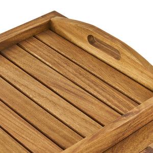 English Elm Christopher Knight Home® - RIVIERA Acacia Wood Bar Cart with Wheels – Natural Stain, Mobile Entertaining Station & Storage Organizer 56134.00