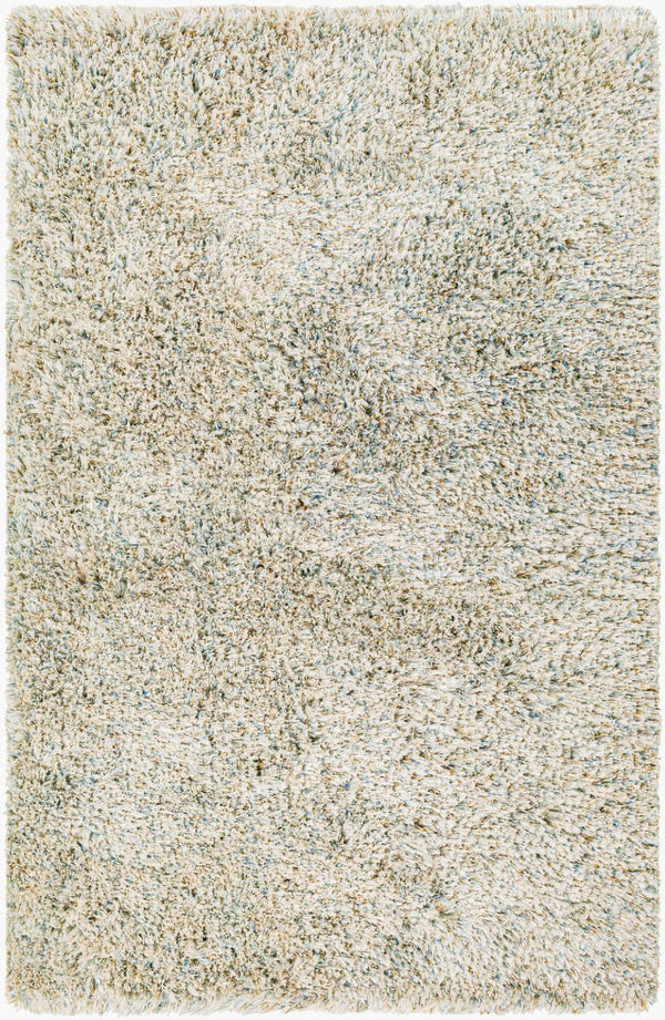 Livabliss Anaheim Handwoven Polyester Area Rug with Fringe Bohemian Accent for Entryway or Bath Sky Blue, Seafo 2' x 3' AHM2300-23