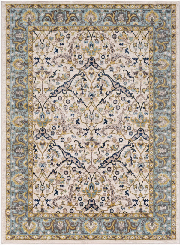 Livabliss Athens Traditional Motif Polypropylene Area Rug for Entryways Hallways and Bedrooms AHN2308-23