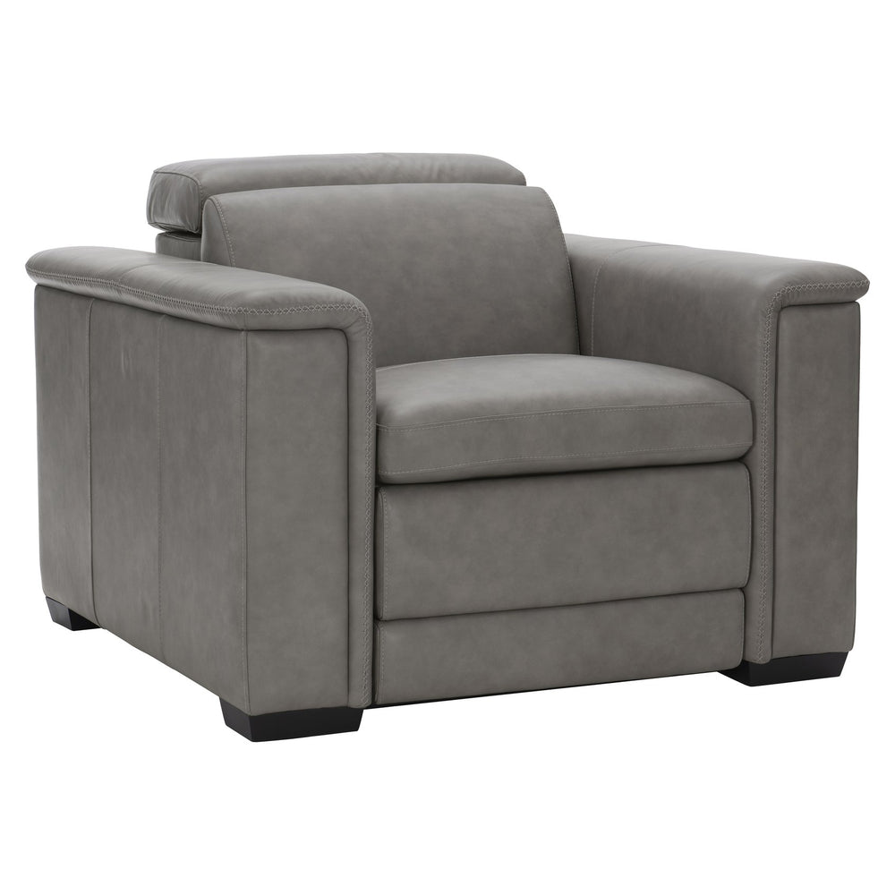 Bernhardt Bernhardt Lioni Power Recliner Chair — Leather, Motorized Head/Foot, Usb Charging, Supportive Bustle Back 9562RO