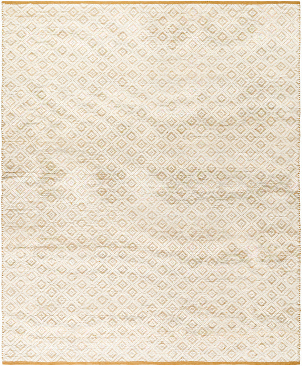 Ahlat AHT-2301 9' x 12' Handmade Rug AHT2301-912  Mustard, Cream Surya