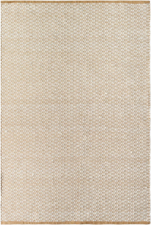 Livabliss Ahlat Handwoven Wool Cotton Flatweave Runner Rug for Hallways and Entryways Mustard, Cream 8' x 10' AHT2302-810