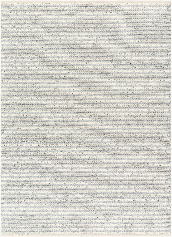Livabliss Ahlat Handwoven Flatweave Runner Wool Cotton Blend for Hallways and High Traffic Areas Light Blue, Cre 9' x 12' AHT2303-912