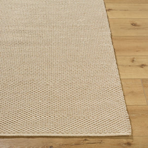 Livabliss Ahlat Handwoven Jute Cotton Flatweave Runner Farmhouse Artisan Hallway Rug Beige, Ivory' 9' x 12' AHT2305-912