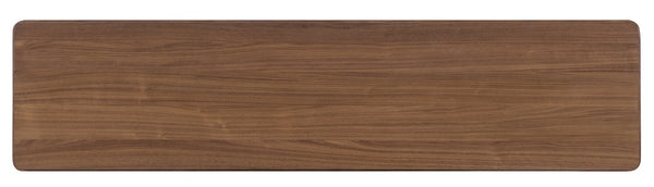 Hooker Furniture Eleana Light Caramel Walnut Buffet With Sunlit Bronze Hardware, Soft-Close Doors & Adjustable Storage 7252-75900-85