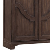 Revival Row 2-Door Armoire Brown with Chimney Smoke Finish P348120 Pulaski Furniture