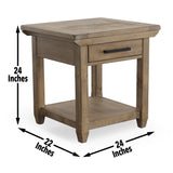 English Elm Steve Silver - Riverdale - End Table - Brown