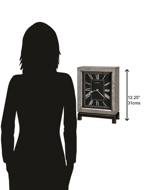 Hekman Furniture 635189 Merrick Mantel Clock - Elegant Gray Finish, Quartz Movement, Durable Design For Your Home Decor  Merrick Mantel Clock 635189