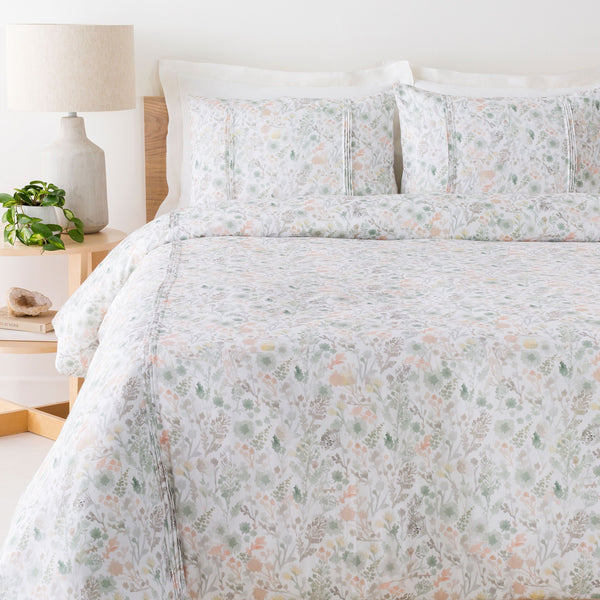 Surya Aria Duvet Sham - Cozy Cottage Style In Premium Cotton, Machine-washable, Perfect For Any Bedroom Theme! Off,White Cotton,Cotton Aia1000-fqset