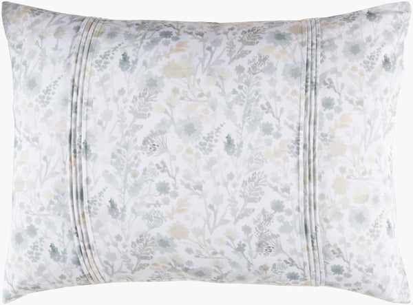 Surya Aria Aia-1000 Cotton Sham - Cozy Cottage Style Bedding Accessory, Soft & Easy Care For Your Bedroom Off,White Cotton,Cotton Aia1001-s