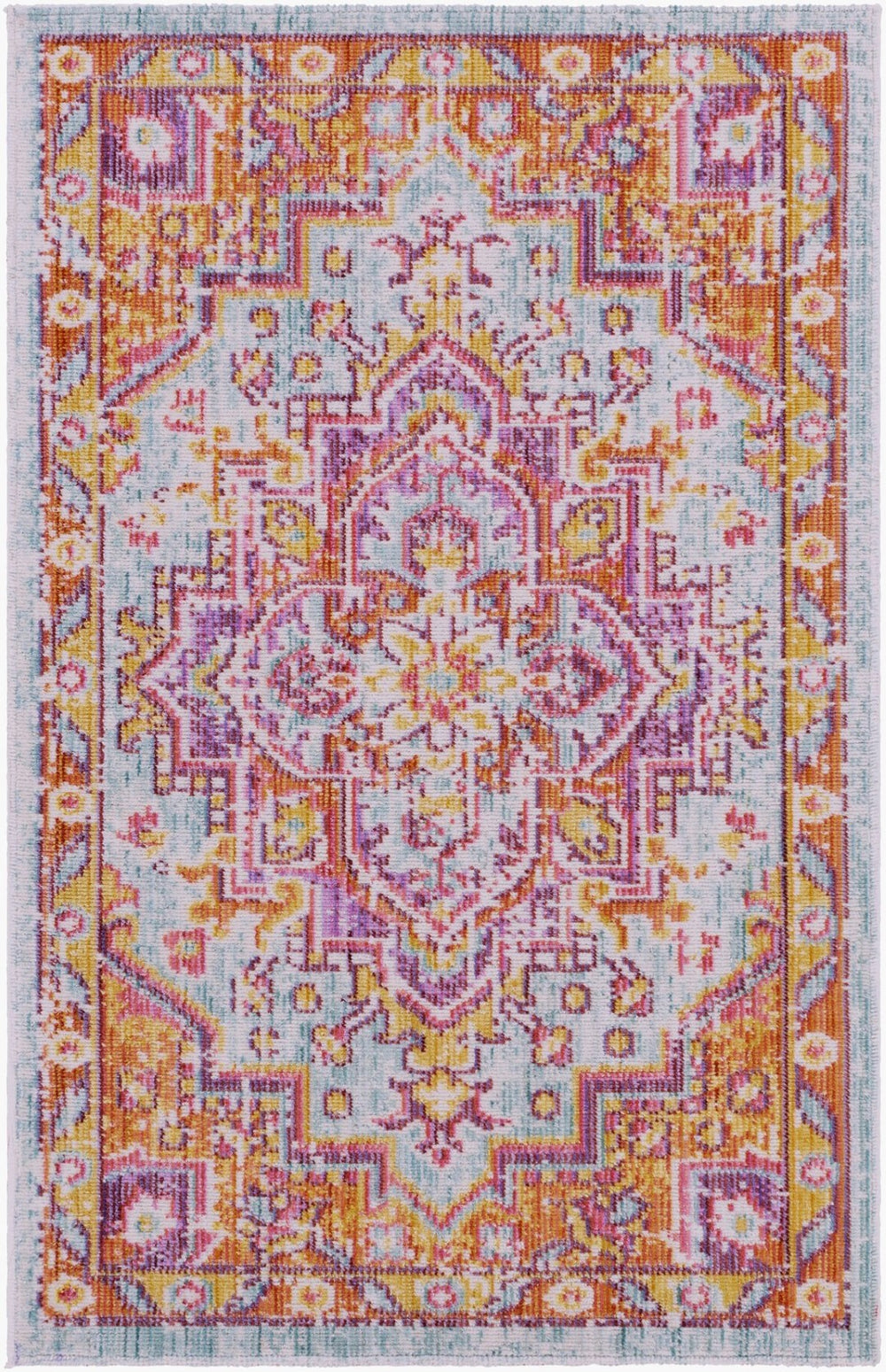 Livabliss Antioch Machine Woven Turkish Area Rug Low Pile Traditional Motifs for Entryways AIC2317-23