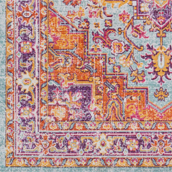 Livabliss Antioch Machine Woven Turkish Area Rug Low Pile Traditional Motifs for Entryways AIC2317-23