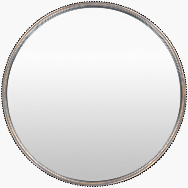 Surya Adrienne 23"H X 23"W Minimalist Modern Mirror - Elegant Home Decor For Timeless Sophistication Frame, Gold Iron Aid001-2323