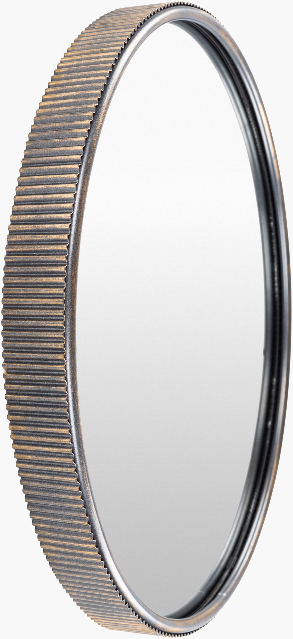 Surya Adrienne 23"H X 23"W Minimalist Modern Mirror - Elegant Home Decor For Timeless Sophistication Frame, Gold Iron Aid001-2323