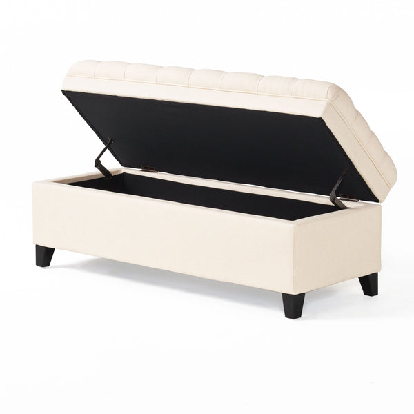 English Elm Juliana Rectangular Storage Ottoman Upholstered Lift Top for Living Room Seating 57741.00