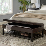 Christopher Knight Home® - Noble House - - Ottoman With Storage And Bottom Rack