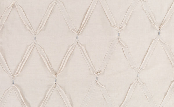 Surya Aiken Cottage-style Bedskirt Swatch - 8"L X 8"W Cotton-linen Blend, Machine Washable Comfort & Charm Taupe Cotton,Linen,Cotton,Linen Aik9000-sw