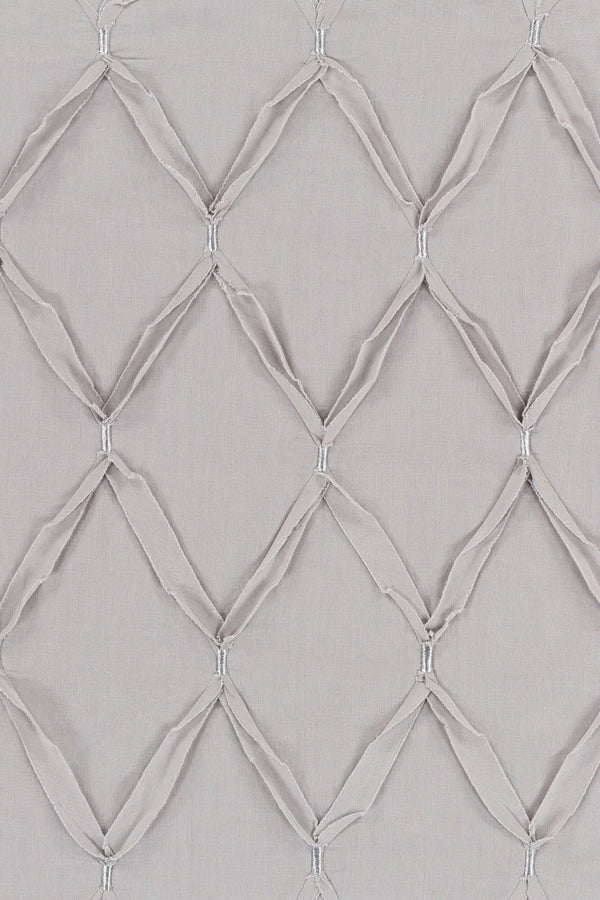 Surya Aiken Cottage-style Bedskirt Swatch - 8"L X 8"W Cotton-linen Blend, Machine Washable Comfort & Charm Slate Cotton,Linen,Cotton,Linen Aik9001-sw