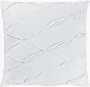 Surya Aiken Cottage-style Bedskirt Swatch - 8"L X 8"W Cotton-linen Blend, Machine Washable Comfort & Charm White Cotton,Linen,Cotton,Linen Aik9002-sw