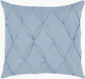 Surya Aiken Cottage-style Bedskirt Swatch - 8"L X 8"W Cotton-linen Blend, Machine Washable Comfort & Charm Denim Cotton,Linen,Cotton,Linen Aik9003-sw