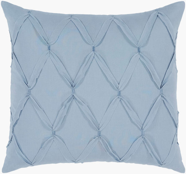Surya Aiken Cottage-style Bedskirt Swatch - 8"L X 8"W Cotton-linen Blend, Machine Washable Comfort & Charm Denim Cotton,Linen,Cotton,Linen Aik9003-sw