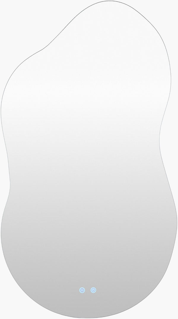Livabliss Laika Frameless Wall Mirror Minimalist Horizontal Vanity Accent for Modern Spaces AIKA002-24431