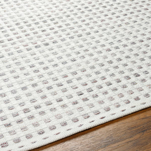 Ariel AIL-2300 9' x 12' Handmade Rug AIL2300-912  White, Light Gray, Rust Surya