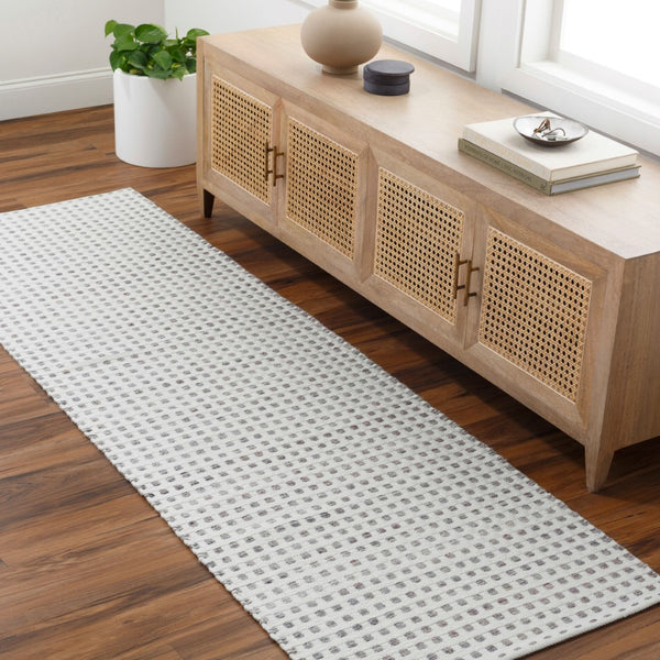 Surya Ariel Eco-friendly 2' X 3' Handmade Area Rug - Stylish, Soft, And Sustainable For Any Room White Recycled Pet Yarn Ail2300-268