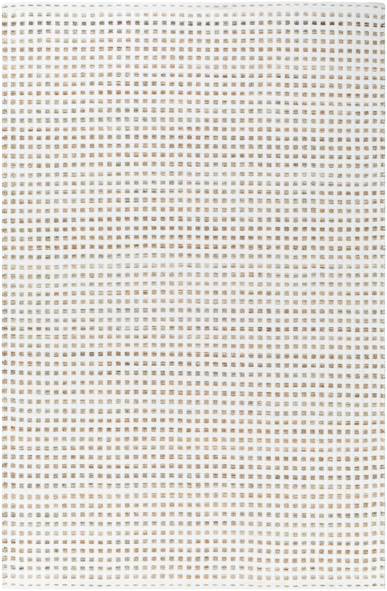 Ariel AIL-2301 9' x 12' Handmade Rug AIL2301-912  White, Medium Gray, Taupe Surya