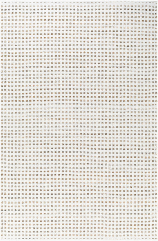 Surya Ariel Eco-friendly 2' X 3' Handmade Area Rug - Stylish, Soft, And Sustainable For Any Room White Recycled Pet Yarn Ail2301-23