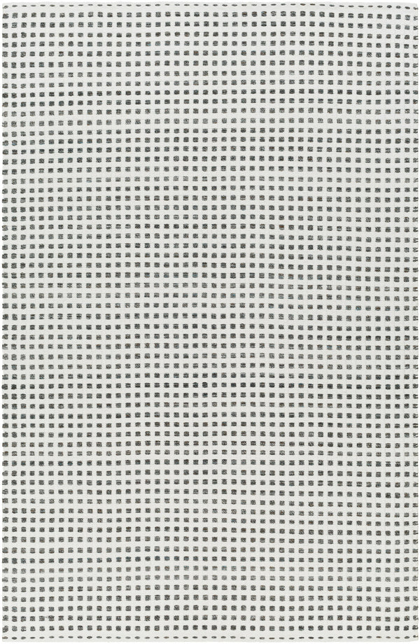 Ariel AIL-2302 9' x 12' Handmade Rug AIL2302-912  White, Charcoal Surya