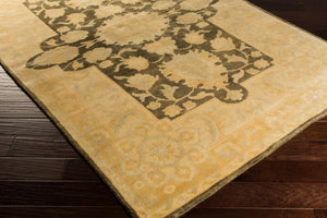 Surya Ainsley Handmade 2' X 3' Wool Rug - Elegant, Durable, And Comfortable Décor For Your Home! Olive Nz Wool Ain1012-5686