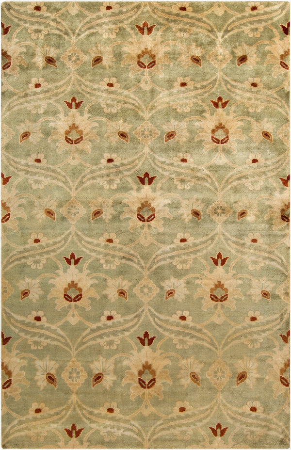 Surya Ainsley Handmade 2' X 3' Wool Rug - Elegant, Durable, And Comfortable Décor For Your Home! Light Olive Nz Wool Ain1014-5686