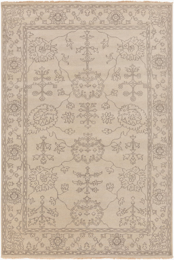 Surya Ainsley Handmade 2' X 3' Wool Rug - Elegant, Durable, And Comfortable Décor For Your Home! Taupe Nz Wool Ain1018-3959
