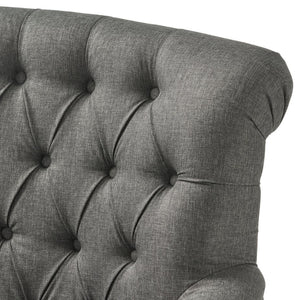 English Elm Christopher Knight Home® - CLUB CHAIR Dark Gray Fabric Accent Chair — Plush Deep Seat, Sturdy Frame, Modern Living Room Style 57752.00DGAY