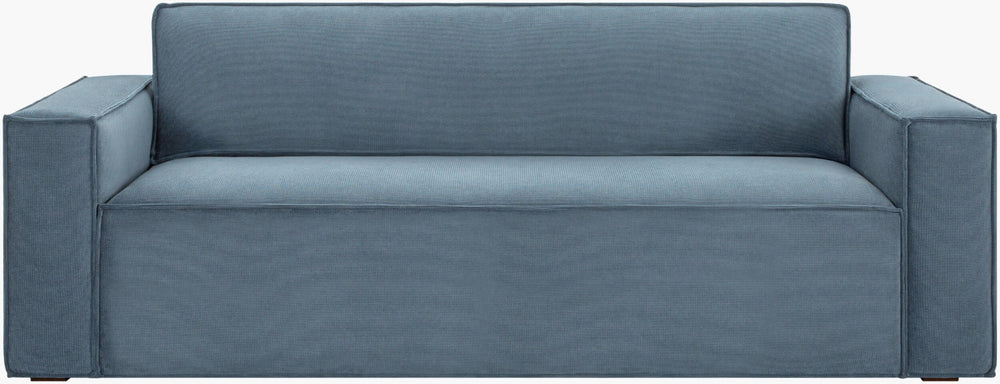 Surya Aira Three Seat Contemporary Sofa with Deep Foam Cushions for Modern Living Rooms AIRA001-329636