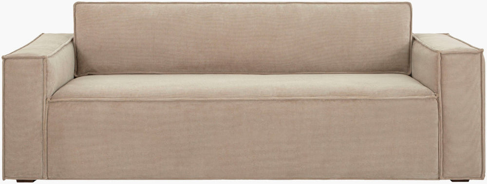 Surya Aira Low Profile Contemporary Sofa with Deep Foam Cushions for Modern Living Rooms AIRA002-329636