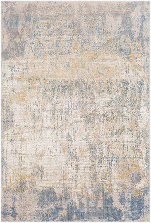Livabliss Aisha Geometric Viscose Blend Accent Rug for Mid-century Modern Living Spaces Light Blue, Med 5'3" x 7'3" AIS2300-5373