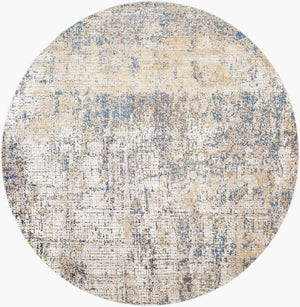 Livabliss Aisha Geometric Viscose Blend Accent Rug for Mid-century Modern Living Spaces Light Blue, Med 6'7" x 6'7" AIS2300-67RD