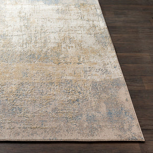 Livabliss Aisha Geometric Viscose Blend Accent Rug for Mid-century Modern Living Spaces Light Blue, Med 6'7" x 6'7" AIS2300-67RD
